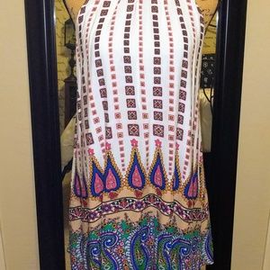 Entro Anthropologie Boho Halter Dress Size M